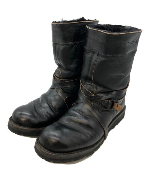 ROLLING DUB TRIO（ローリングダブトリオ）rolling dub trio (ローリングダブトリオ) MUSHMANS (マッシュマンズ) FARMER BOOTS ブラック サイズ:26.5㎝の古着・服飾アイテム