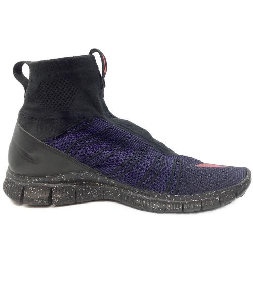 NIKE（ナイキ）NIKE (ナイキ) FREE FLYKNIT MERCURIAL ブラック×パープル サイズ:SIZE 28.5cmの古着・服飾アイテム
