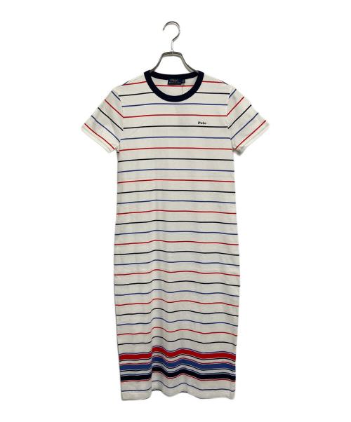 POLO RALPH LAUREN（ポロ・ラルフローレン）POLO RALPH LAUREN (ポロ・ラルフローレン) 半袖ワンピース トリコロールカラー サイズ:SIZE M (US S) 未使用品の古着・服飾アイテム