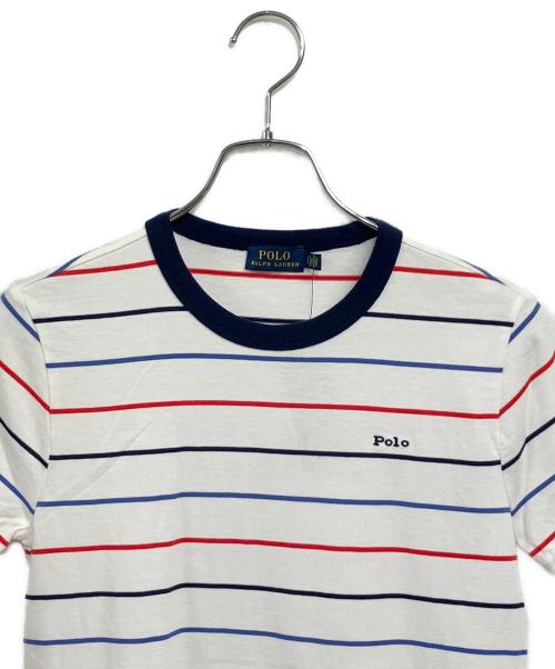 POLO RALPH LAUREN（ポロ・ラルフローレン）POLO RALPH LAUREN (ポロ・ラルフローレン) 半袖ワンピース トリコロールカラー サイズ:SIZE M (US S) 未使用品の古着・服飾アイテム