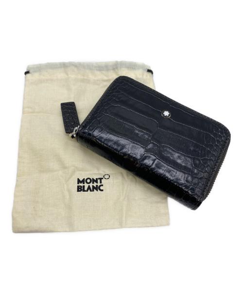 MONTBLANC（モンブラン）MONTBLANC (モンブラン) コインケース ブラック×ブラウンの古着・服飾アイテム