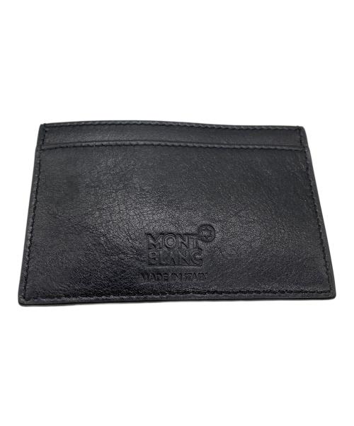 MONTBLANC（モンブラン）MONTBLANC (モンブラン) カードケース ブラックの古着・服飾アイテム