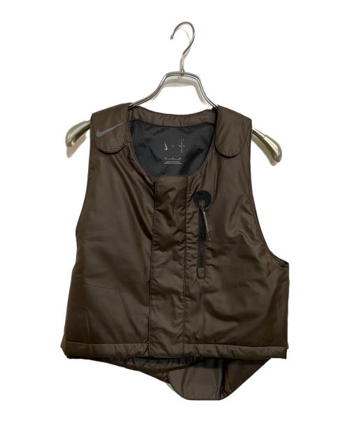 NIKE（ナイキ）NIKE (ナイキ) Travis Scott CACT.US CORP ウーブンベスト ブラウン サイズ:Mの古着・服飾アイテム
