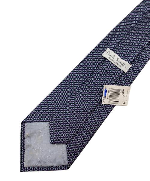 PAUL SMITH（ポールスミス）PAUL SMITH (ポールスミス) ジオメトリック ジャカードネクタイ ネイビー サイズ:無し 未使用品の古着・服飾アイテム