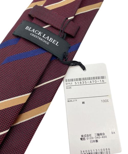 BLACK LABEL CRESTBRIDGE（ブラックレーベル クレストブリッジ）BLACK LABEL CRESTBRIDGE (ブラックレーベル クレストブリッジ) マルチストライプネクタイ サイズ:無し 未使用品の古着・服飾アイテム
