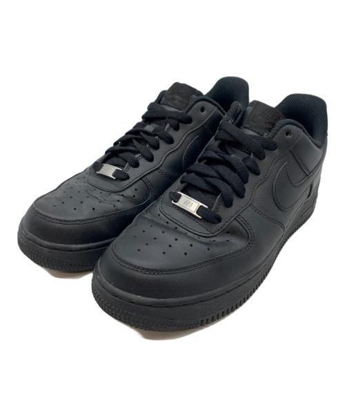 NIKE（ナイキ）NIKE (ナイキ) AIR FORCE1 ブラック サイズ:26ｃｍの古着・服飾アイテム