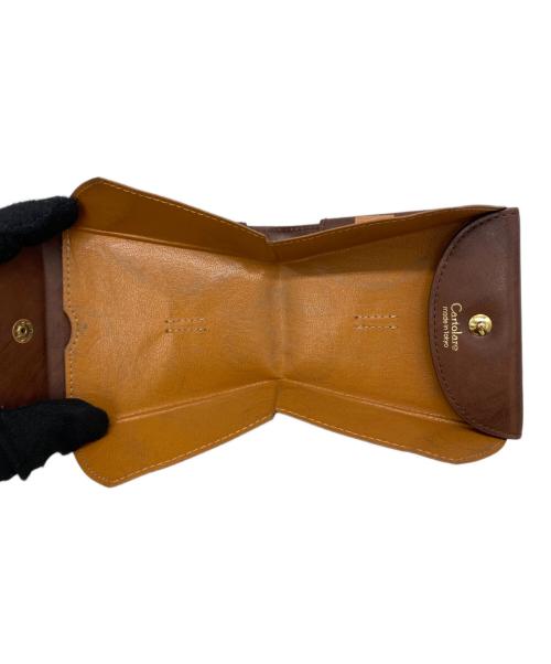 CARTO LARE（カルトラーレ）CARTO LARE (カルトラーレ) 2つ折り財布 ブラウンの古着・服飾アイテム