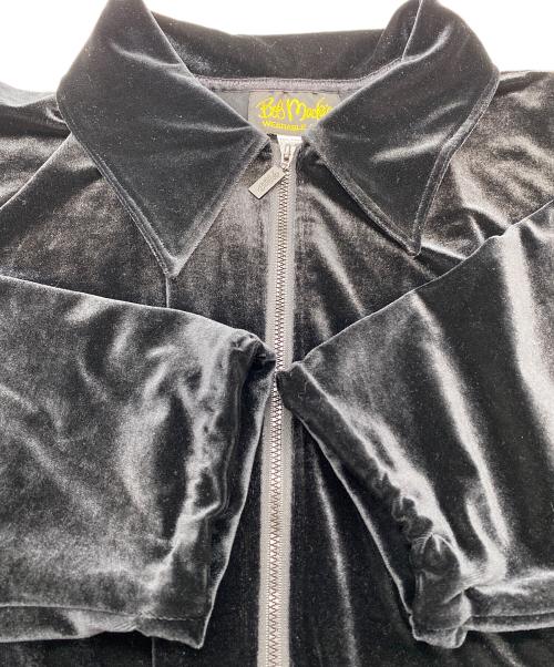 BOB MACKIE（ボブマッキー）BOB MACKIE (ボブマッキー) 80-90's ベロアジャケット ブラック サイズ:SIZE 6Lの古着・服飾アイテム