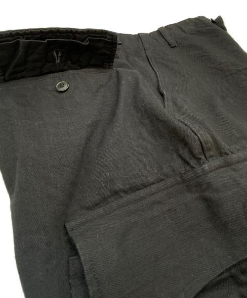 COMOLI（コモリ）COMOLI (コモリ) ブラックデニム B.D.U パンツ ブラック サイズ:SIZE 1 （S～M)の古着・服飾アイテム
