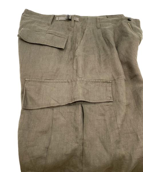 LIDnM（リドム）LIDnM (リドム) LINEN CHINTZ BDU PANTS オリーブ サイズ:SIZE Sの古着・服飾アイテム