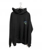 WEEKENDServiceウィークエンドサービス）の古着「プルオーバーパーカー」｜ブラック