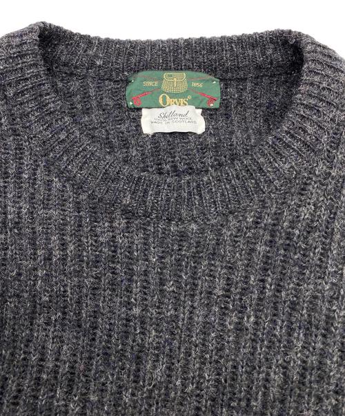 orvis（オービス）orvis (オービス) 厚手ニット グレー サイズ:SIZE 46の古着・服飾アイテム