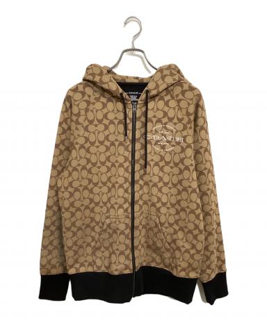 中古・古着通販】COACH (コーチ) シグネチャー ジップ フーディー