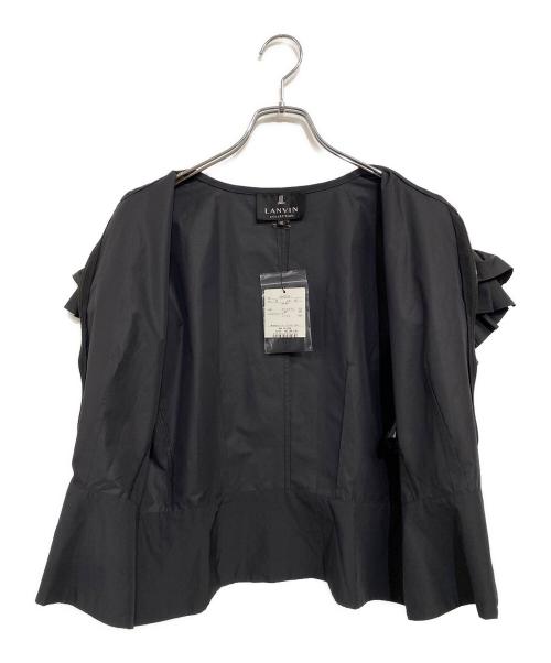LANVIN COLLECTION（ランバンコレクション）LANVIN COLLECTION (ランバンコレクション) フリルジャケット ネイビー サイズ:SIZE 40 未使用品の古着・服飾アイテム