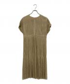 AKRISアクリス）の古着「半袖ワンピース」｜ベージュ