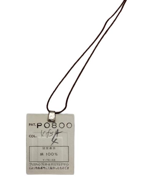 Christian Dior MONSIEUR（クリスチャンディオールムッシュ）Christian Dior MONSIEUR (クリスチャンディオールムッシュ) ヴィンテージ スカーフ柄ネクタイ ネイビー サイズ:無し 未使用品の古着・服飾アイテム