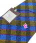 中古・古着 Christian Dior MONSIEUR (クリスチャンディオールムッシュ) ヴィンテージチェック柄ネクタイ ネイビー×オリーブ サイズ:８ｃｍ 未使用品：5000円