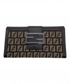 FENDIフェンディ）の古着「長財布」｜ブラウン×ブラック