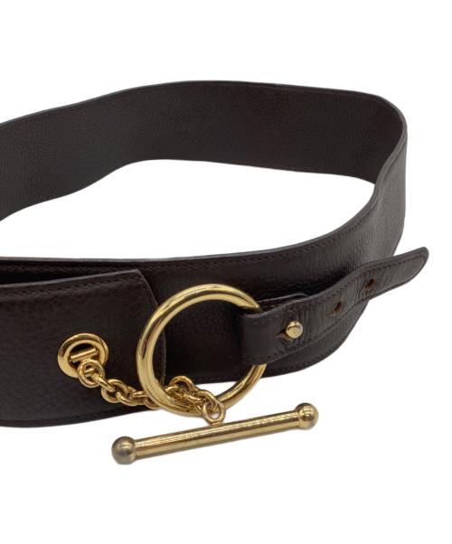 MARNI（マルニ）MARNI (マルニ) リングベルト ブラウン サイズ:SIZE Mの古着・服飾アイテム