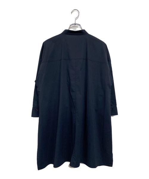 TRUNK HIROKO KOSHINO（トランク ヒロコ コシノ）TRUNK HIROKO KOSHINO (トランク ヒロコ コシノ) イレギュラーヘムシャツブラウス ネイビー サイズ:SIZE 40の古着・服飾アイテム