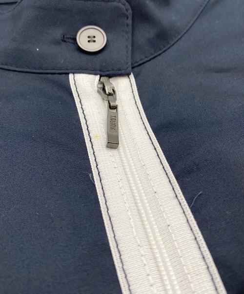 TRUNK HIROKO KOSHINO（トランク ヒロコ コシノ）TRUNK HIROKO KOSHINO (トランク ヒロコ コシノ) イレギュラーヘムシャツブラウス ネイビー サイズ:SIZE 40の古着・服飾アイテム