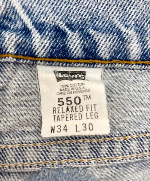 LEVI'S 550（リーバイス550）LEVI'S 550 (リーバイス550) 90's リラックスフィットテーパード ライトブルー サイズ:W34の古着・服飾アイテム