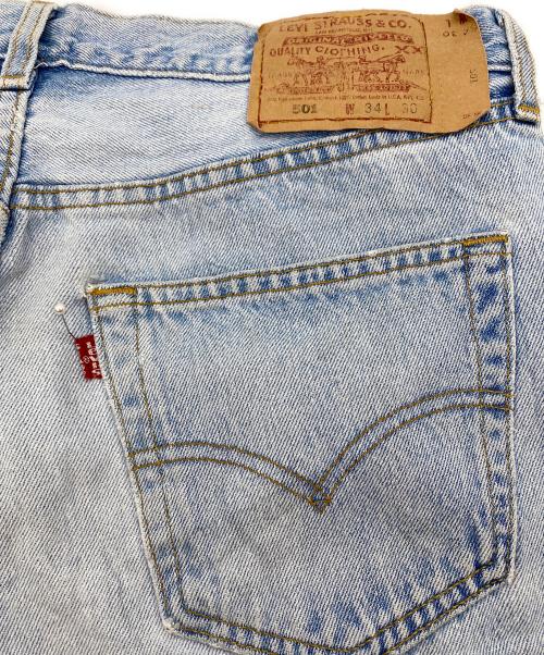 LEVI'S 501（リーバイス）LEVI'S 501 (リーバイス) 90's レギュラーストレートジーンズ ライトブルー サイズ:W34の古着・服飾アイテム