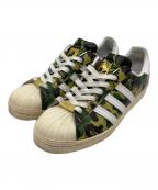 adidas×A BATHING APEアディダス×ア ベイシング エイプ）の古着「SUPER STAR 80's」｜グリーン