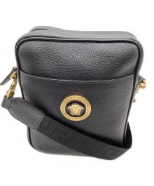 VERSACE（ヴェルサーチェ）の古着「メデューサショルダーバッグ」｜ブラック