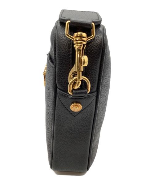 VERSACE（ヴェルサーチェ）VERSACE (ヴェルサーチェ) メデューサショルダーバッグ ブラックの古着・服飾アイテム
