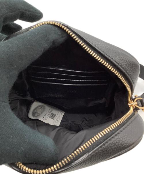 VERSACE（ヴェルサーチェ）VERSACE (ヴェルサーチェ) メデューサショルダーバッグ ブラックの古着・服飾アイテム