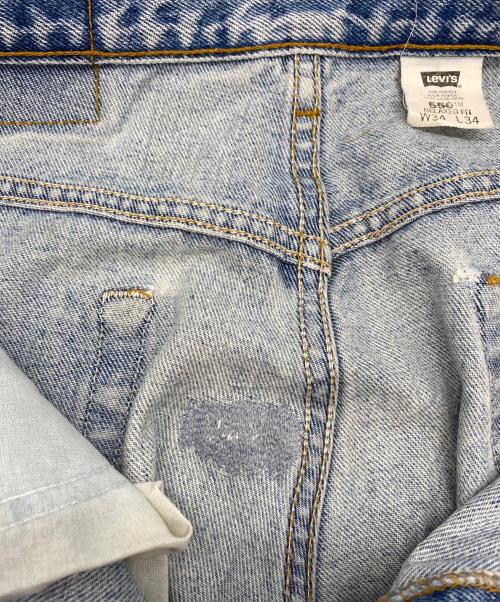 LEVI'S 550（リーバイス550）LEVI'S 550 (リーバイス550) 90's リラックスフィットテーパード ライトブルー サイズ:W34(86㎝)の古着・服飾アイテム