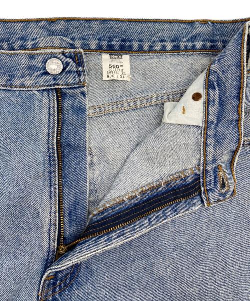 LEVI'S 560（リーバイス）LEVI'S 560 (リーバイス) 90's ルーズフィットテーパード ブルー サイズ:W36の古着・服飾アイテム