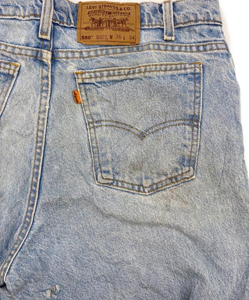 LEVI'S 550（リーバイス550）LEVI'S 550 (リーバイス550) 90's リラックスフィットテーパード ライトブルー サイズ:W36(91㎝)の古着・服飾アイテム