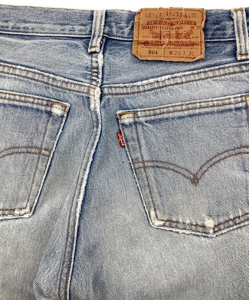 LEVI'S 501（リーバイス）LEVI'S 501 (リーバイス) 90's レギュラーストレートジーンズ ブルー サイズ:SIZE 73.5cm (W29)の古着・服飾アイテム