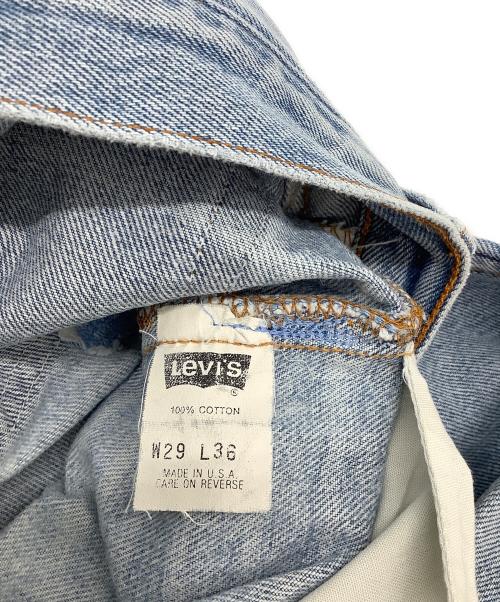 LEVI'S 501（リーバイス）LEVI'S 501 (リーバイス) 90's レギュラーストレートジーンズ ブルー サイズ:SIZE 73.5cm (W29)の古着・服飾アイテム