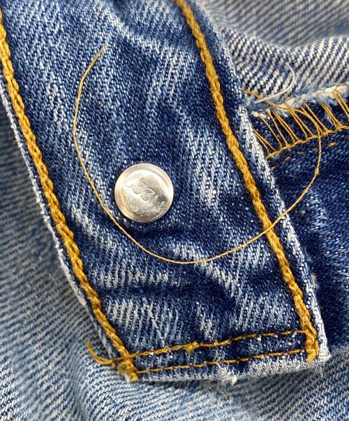LEVI'S 501（リーバイス）LEVI'S 501 (リーバイス) 00'sダメージストレートデニムパンツ ブルー サイズ:W33の古着・服飾アイテム