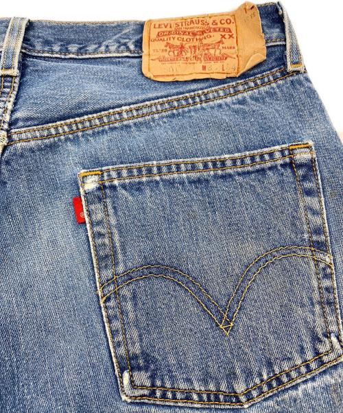 LEVI'S 501（リーバイス）LEVI'S 501 (リーバイス) 00'sダメージストレートデニムパンツ ブルー サイズ:W33の古着・服飾アイテム