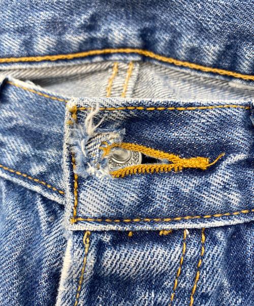 LEVI'S 501（リーバイス）LEVI'S 501 (リーバイス) 00'sダメージストレートデニムパンツ ブルー サイズ:W33の古着・服飾アイテム