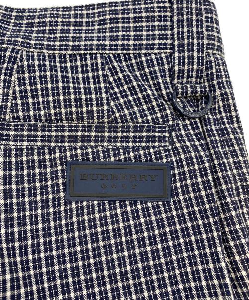 BURBERRY GOLF（バーバリーゴルフ）BURBERRY GOLF (バーバリーゴルフ) ゴルフ チェックパンツ ブラック サイズ:SIZE 82 (M)の古着・服飾アイテム