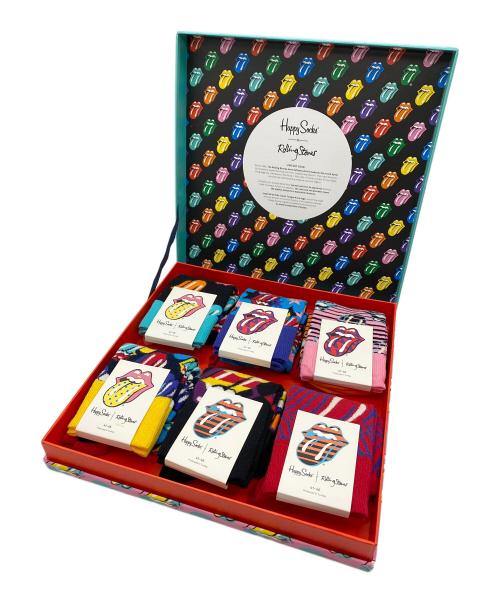 Happy Socks（ハッピーソックス）Happy Socks (ハッピーソックス) ROLLING STONES COLLECTOR BOX SET サイズ:26～29.5ｃｍ 未使用品の古着・服飾アイテム