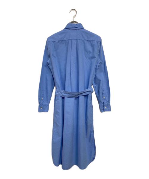 POLO RALPH LAUREN（ポロ・ラルフローレン）POLO RALPH LAUREN (ポロ・ラルフローレン) オックスフォードシャツワンピース ブルー サイズ:SIZE 0 未使用品の古着・服飾アイテム