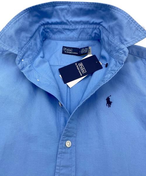 POLO RALPH LAUREN（ポロ・ラルフローレン）POLO RALPH LAUREN (ポロ・ラルフローレン) オックスフォードシャツワンピース ブルー サイズ:SIZE 0 未使用品の古着・服飾アイテム