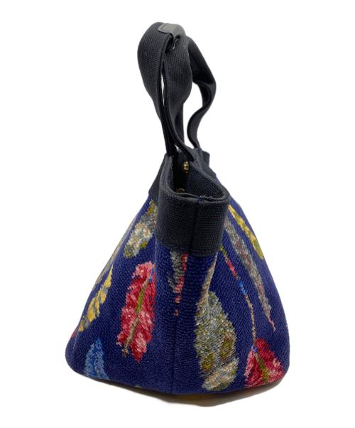 FEILER（フェイラー）FEILER (フェイラー) ハンドバッグ ネイビーの古着・服飾アイテム