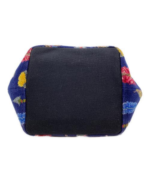 FEILER（フェイラー）FEILER (フェイラー) ハンドバッグ ネイビーの古着・服飾アイテム