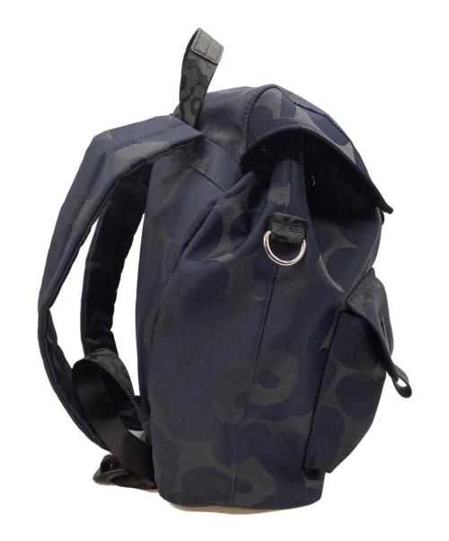 marimekko（マリメッコ）marimekko (マリメッコ) リュック Everything Backpack L Unikko ネイビー サイズ:Freeの古着・服飾アイテム