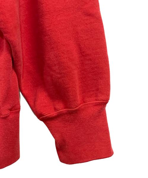 Champion REVERSE WEAVE（チャンピオン リバース ウィーブ）Champion REVERSE WEAVE (チャンピオン リバース ウィーブ) LAND'S END (ランズエンド) 80’sクルーネックスウェットシャツ レッド サイズ:SIZE XLの古着・服飾アイテム