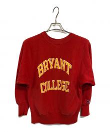 Champion REVERSE WEAVE（チャンピオン リバース ウィーブ）の古着「80～90’sクルーネックスウェットシャツ」｜レッド