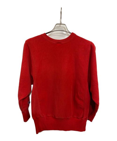 Champion REVERSE WEAVE（チャンピオン リバース ウィーブ）Champion REVERSE WEAVE (チャンピオン リバース ウィーブ) 80～90’sクルーネックスウェットシャツ レッド サイズ:Mの古着・服飾アイテム