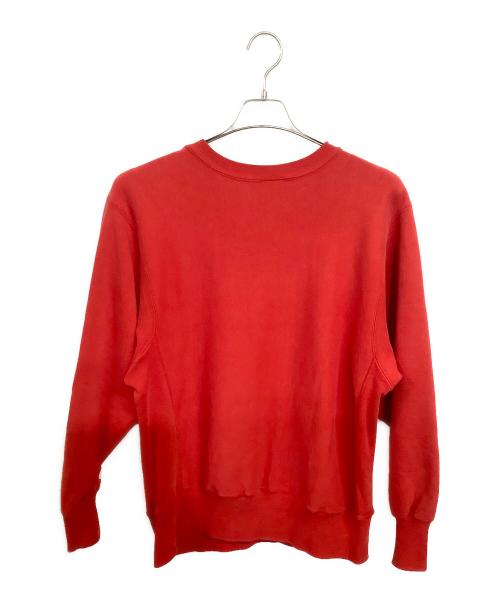 Champion REVERSE WEAVE（チャンピオン リバース ウィーブ）Champion REVERSE WEAVE (チャンピオン リバース ウィーブ) 80’sクルーネックスウェットシャツ レッド サイズ:US XLの古着・服飾アイテム